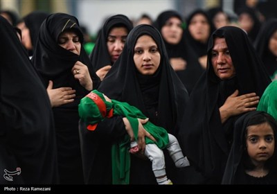 مراسم شیرخوارگان حسینی در مسجد جمکران