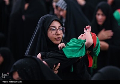 مراسم شیرخوارگان حسینی در مسجد جمکران