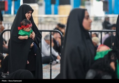 مراسم شیرخوارگان حسینی در مسجد جمکران