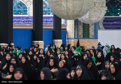 مراسم شیرخوارگان حسینی در مسجد جمکران