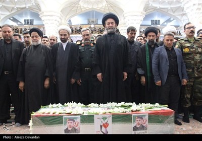 تشییع پیکر شهید مهدی قهرمانی در اردبیل