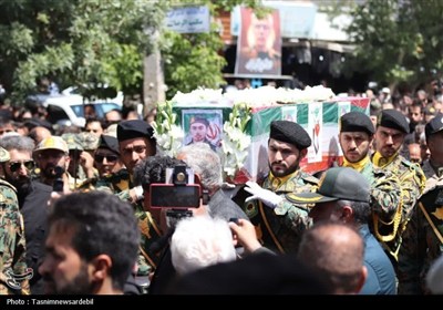 تشیع پرشور پیکر مطهر شهید مدافع وطن در اردبیل؛ سوگواره‌ای به رنگ عاشورا