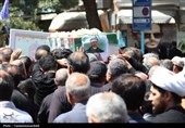 تشیع پرشور پیکر مطهر شهید مدافع وطن در اردبیل؛ سوگواره‌ای به رنگ عاشورا