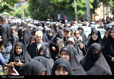 تشیع پرشور پیکر مطهر شهید مدافع وطن در اردبیل؛ سوگواره‌ای به رنگ عاشورا