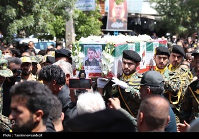 تشیع پرشور پیکر مطهر شهید مدافع وطن در اردبیل؛ سوگواره‌ای به رنگ عاشورا