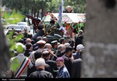 تشیع پرشور پیکر مطهر شهید مدافع وطن در اردبیل؛ سوگواره‌ای به رنگ عاشورا