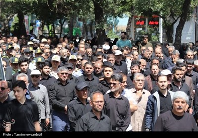 تشیع پرشور پیکر مطهر شهید مدافع وطن در اردبیل؛ سوگواره‌ای به رنگ عاشورا