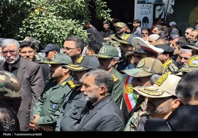 تشیع پرشور پیکر مطهر شهید مدافع وطن در اردبیل؛ سوگواره‌ای به رنگ عاشورا