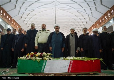 تشییع پیکر شهید مهدی رضازاده در تبریز