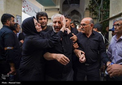 تشییع پیکر شهید مهدی رضازاده در تبریز