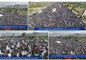الیمانیون یجدّدون النفیرَ بمسیرة کبرى فی صنعاء "مبارکةً بانتصار إیران.. وثباتًا مع غزة حتى النصر"