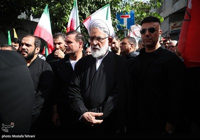 مراسم تشییع پیکر فرماندهان نظامی و دانشمندان کشورمان، که در پی تجاوز اخیر رژیم صهیونیستی
