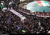 Funeral of Martyrs of Israeli War Held in Tehran