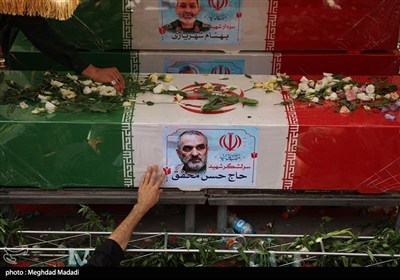 تشییع شهداء الاقتدار الوطنی فی طهران