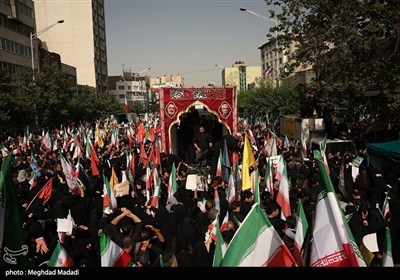 تشییع شهداء الاقتدار الوطنی فی طهران