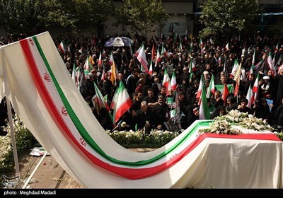 تشییع شهداء الاقتدار الوطنی فی طهران