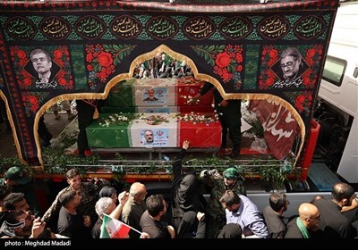 تشییع شهداء الاقتدار الوطنی فی طهران