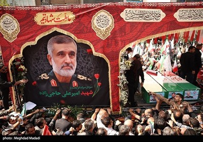 تشییع شهداء الاقتدار الوطنی فی طهران