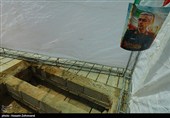 آماده سازی محل خاکسپاری پیکر سردار شهید محمد باقری