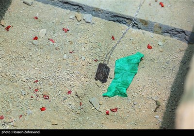 آماده سازی محل خاکسپاری پیکر سردار شهید محمد باقری