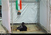آماده سازی محل خاکسپاری پیکر سردار شهید محمد باقری