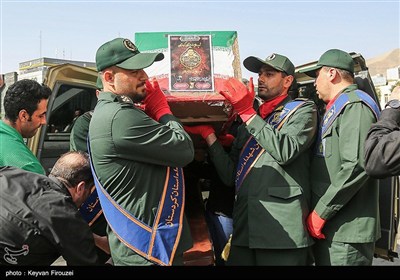 مراسم تشییع شهید رضا بسطامی - سنندج