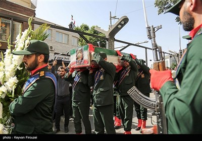 مراسم تشییع شهید رضا بسطامی - سنندج