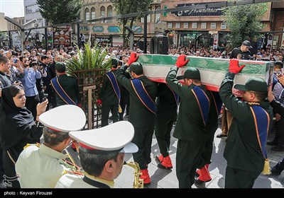 مراسم تشییع شهید رضا بسطامی - سنندج