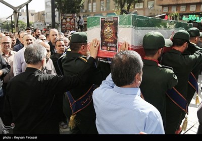 مراسم تشییع شهید رضا بسطامی - سنندج
