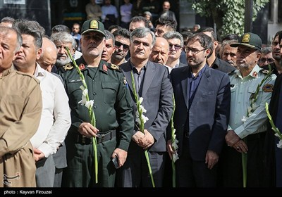 مراسم تشییع شهید رضا بسطامی - سنندج