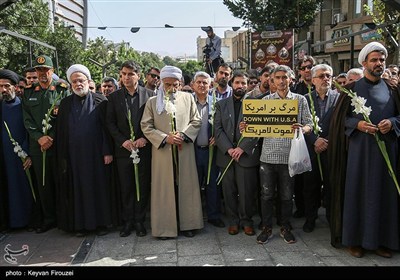 مراسم تشییع شهید رضا بسطامی - سنندج
