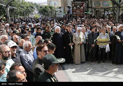 مراسم تشییع شهید رضا بسطامی - سنندج