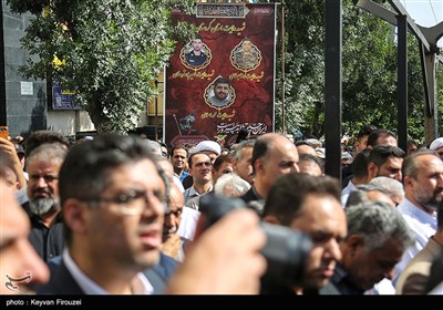 مراسم تشییع شهید رضا بسطامی - سنندج