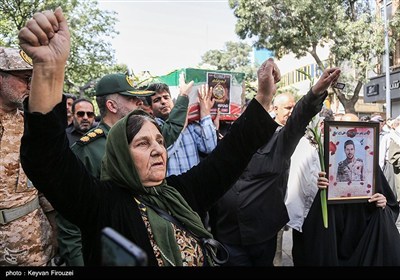 مراسم تشییع شهید رضا بسطامی - سنندج