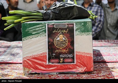 مراسم تشییع شهید رضا بسطامی - سنندج