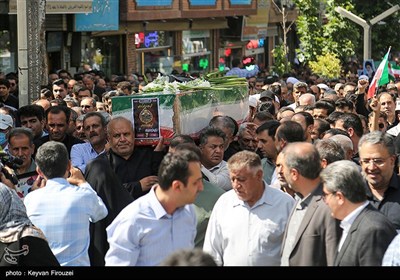 مراسم تشییع شهید رضا بسطامی - سنندج
