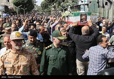 مراسم تشییع شهید رضا بسطامی - سنندج