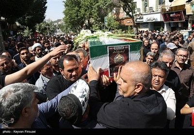 مراسم تشییع شهید رضا بسطامی - سنندج