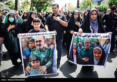 تشییع شهدای اقتدار ملی در تهران - 4