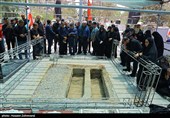 آماده سازی محل خاکسپاری پیکر سردار شهید محمد باقری