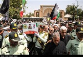 مراسم تشییع پیکر سرباز وظیفه شهید امیرحسین باجلان - قزوین