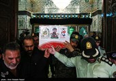مراسم تشییع پیکر سرباز وظیفه شهید امیرحسین باجلان - قزوین