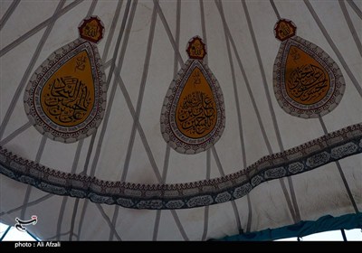 برپایی خیمه عزای امام حسین (ع) در ده زیار روستای تعزیه ایران