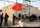 برپایی خیمه عزای امام حسین (ع) در ده زیار روستای تعزیه ایران