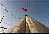 برپایی خیمه عزای امام حسین (ع) در ده زیار روستای تعزیه ایران