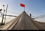 برپایی خیمه عزای امام حسین (ع) در ده زیار روستای تعزیه ایران
