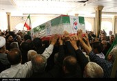 تشییع پیکر شهدای حمله رژیم صهیونیستی - زنجان