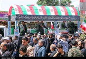 تشییع پیکر شهدای حمله رژیم صهیونیستی - زنجان