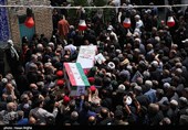 تشییع پیکر شهدای حمله رژیم صهیونیستی - زنجان