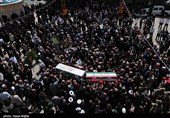 تشییع پیکر شهدای حمله رژیم صهیونیستی - زنجان